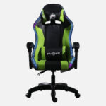 Silla Panther Gamer Reclinable Rainbow RGB Negro Verde-01